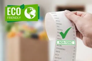 Eco-Friendly Receipt Paper: Non-Toxic, BPA-Free, and Prop 65 Compliant