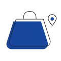 Online Order Printing Solutions: Labels & Receipts for Food Delivery Apps 43 shopping bag icon