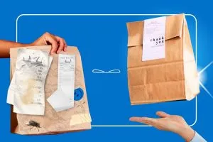 Star Micronics POS Blog 33 Linerless Labels On Delivery Bags